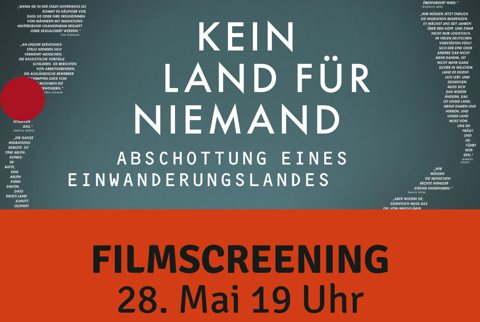 Filmvorführung: Kein Land für Niemand zusammen mit dem Berliner Flüchtlingsrat.